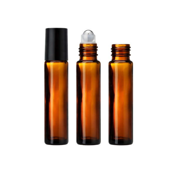 Envase Roll On 10 ml Ambar Bajo